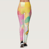 met een penseel beschilderd leggings (Achterkant)