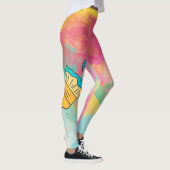 met een penseel beschilderd leggings (Rechts)