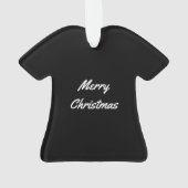 Met een prettige kerstmis ornament (achterkant)