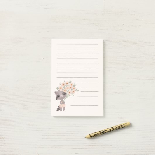 Met een ringloop beklede aantekeningen post-it® notes (Op bureau)