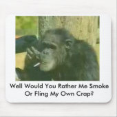 Met een rokerprobleem, wil je... muismat (Voorkant)