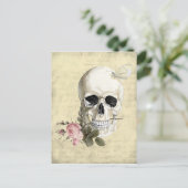 Met een roos tussen mijn tanden briefkaart (Staand voorkant)