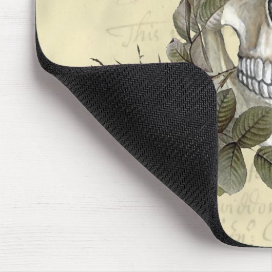 Met een roos tussen mijn tanden muismat (Hoek)