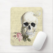 Met een roos tussen mijn tanden muismat (Met muis)