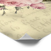 Met een roos tussen mijn tanden poster (Hoek)