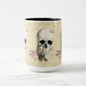 Met een roos tussen mijn tanden tweekleurige koffiemok (Center)