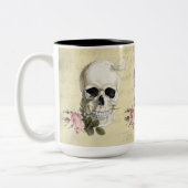 Met een roos tussen mijn tanden tweekleurige koffiemok (Links)