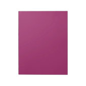 met een roze achtergrond en wit randontwerp notitieblok (Linkerzijde)