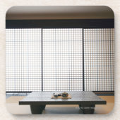 met een tatoeage van hout en een moderne stijl : drankjes onderzetter (Voorkant)