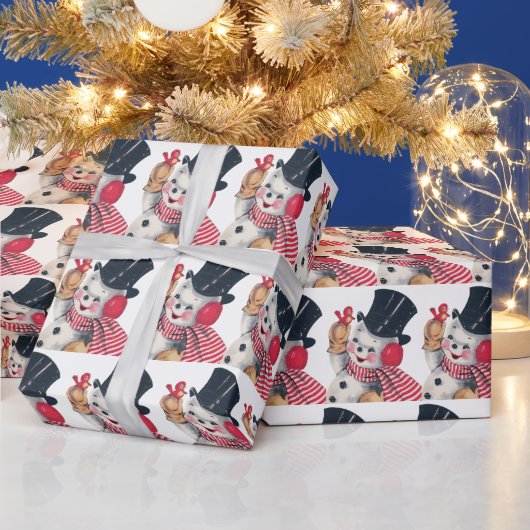 met een touwtje in het vizier cadeaupapier (Feestdagen)