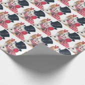 met een touwtje in het vizier cadeaupapier (Hoek)