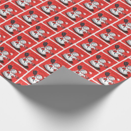 met een touwtje in het vizier cadeaupapier (Hoek)