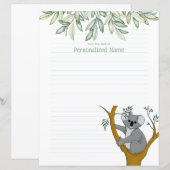 Met een voering beklede plaat van Callie Koala Euc (Voorkant / Achterkant)