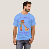 Met een vriend t-shirt (Voorkant volledig)