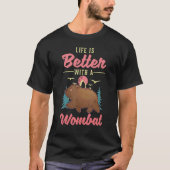 met een vrouw t-shirt (Voorkant)