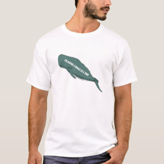 met een walvis van een tijd t-shirt