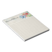 met elegante waterverf-vlinderbekleding notitieblok (Schuin)