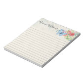 met elegante waterverf-vlinderbekleding notitieblok (Linkerzijde)