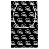 met elkaar verbonden zilveren bruiloft klein cadeauzakje (Achterkant)