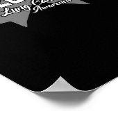 Met elke adem zal ik longkanker bestrijden poster (Hoek)