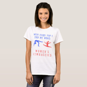 MET ELKE FLIP VROUWEN TURNEN T-SHIRT