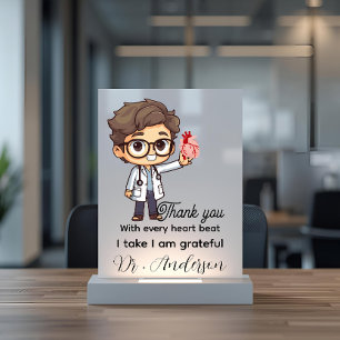 Met elke hartslag neem ik een gepersonaliseerde ca reclamebord met voetstuk