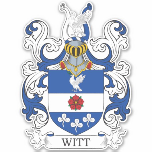 Met Familie Crest Sticker (Voorkant)