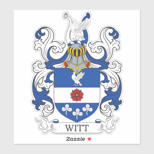 Met Familie Crest Sticker (Vel)