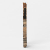 Met faux verweven bijtend eikenhout Case-Mate iPhone case (Achterkant/links)