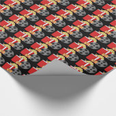 Met filmreel en snacks die papier verpakken (Hoek)