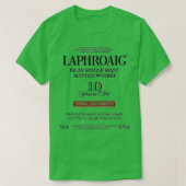 Met flessen in de natuurlijke Laphroaig T T-shirt (Design voorkant)