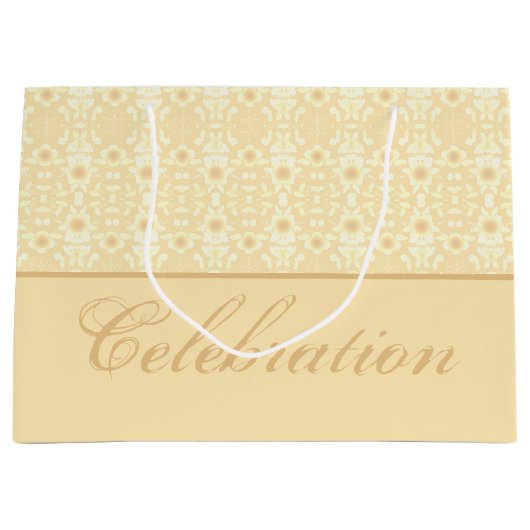 Met Floral Pattern Groot Cadeauzakje (Voorkant)