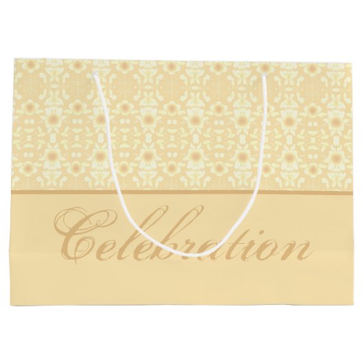 Met Floral Pattern Groot Cadeauzakje (Achterkant)