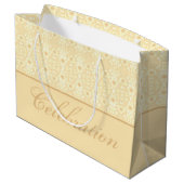 Met Floral Pattern Groot Cadeauzakje (Achterkant Gekanteld)