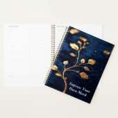 Met folie geprägde fluweeltextuur | Luxe Crest op  Planner (Display)
