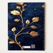 Met folie geprägde fluweeltextuur | Luxe Crest op  Planner (Achterkant)