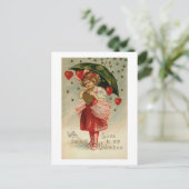 Met Fondest Love Briefkaart (Staand voorkant)