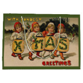 Met Fondest Xmas Groeten Groot Cadeauzakje (Achterkant)