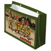 Met Fondest Xmas Groeten Groot Cadeauzakje (Voorkant Gekanteld)