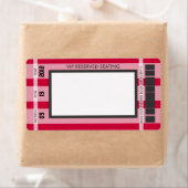 Met football wordt uw eigen adreslabel afgedrukt etiket (Insitu)