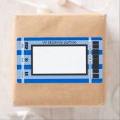 Met football wordt uw eigen adreslabel afgedrukt etiket (Insitu)