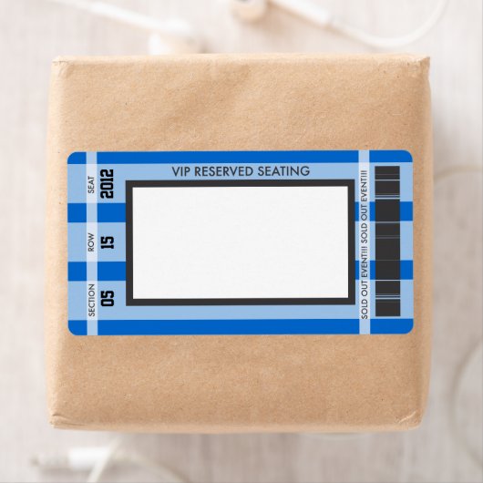 Met football wordt uw eigen adreslabel afgedrukt etiket (Insitu)