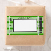 Met football wordt uw eigen adreslabel afgedrukt etiket (Insitu)