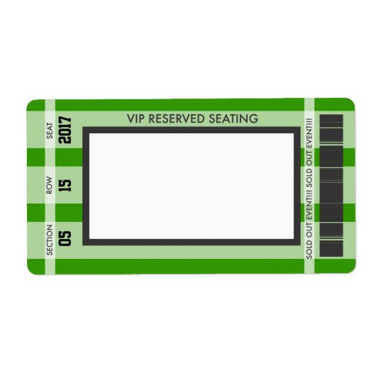 Met football wordt uw eigen adreslabel afgedrukt etiket (Voorkant)