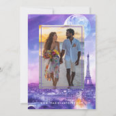 Met FOTO aan de achterkant Amour Éternel à la Pari Kaart (Achterkant)