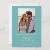 Met foto aan de achterkant Hibiscus Serenade Parad Save The Date (Achterkant)