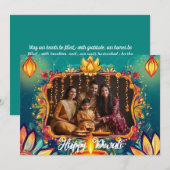 Met Foto & aangepaste tekst Diya Dreams kaart (Voorkant / Achterkant)