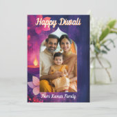 Met Foto & aangepaste tekst Glow & Tell, kaart (Staand voorkant)