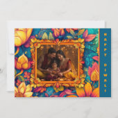 Met Foto & aangepaste tekst Happy Diwali (Voorkant)