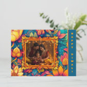 Met Foto & aangepaste tekst Happy Diwali (Staand voorkant)